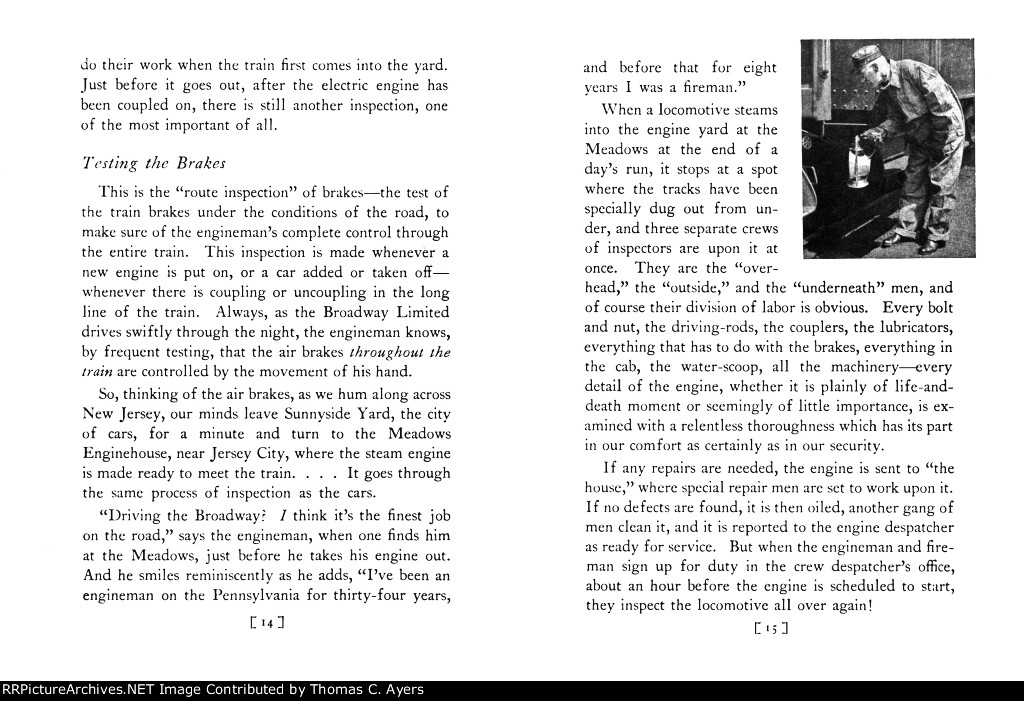 PRR "Broadway Limited," Pages 14-15, 1927